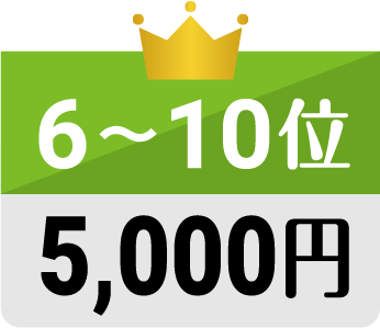 6~10位 5,000円