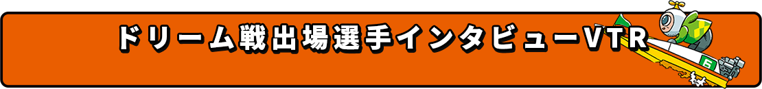 ドリーム戦出場選手インタビューVTR